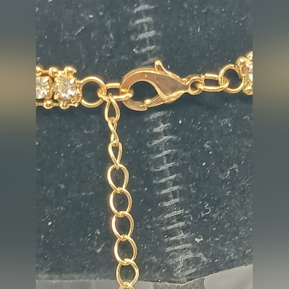 Gorgeous Gold & Rhinestone Chain Lot! 3 pieces Salvaged - Picture 7 of 14